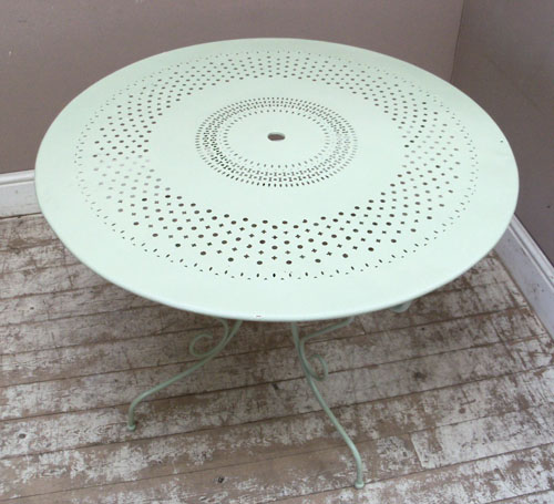 vintage french garden table